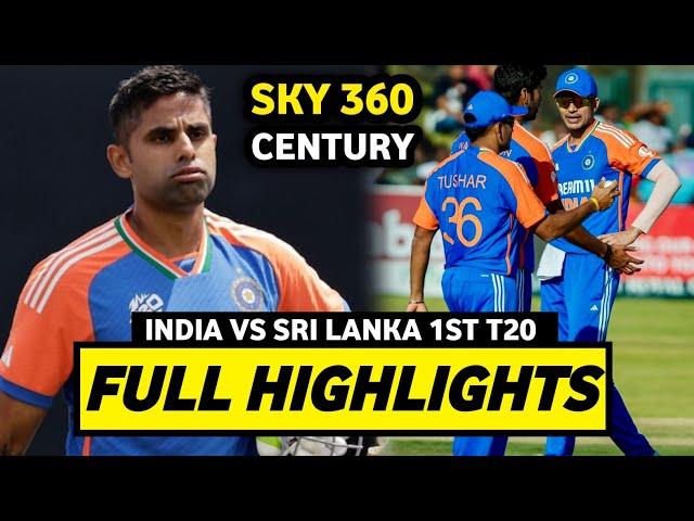 Full Highlights | India Vs Srilanka 1st T20 2024 Highlights Match | IND VS SL