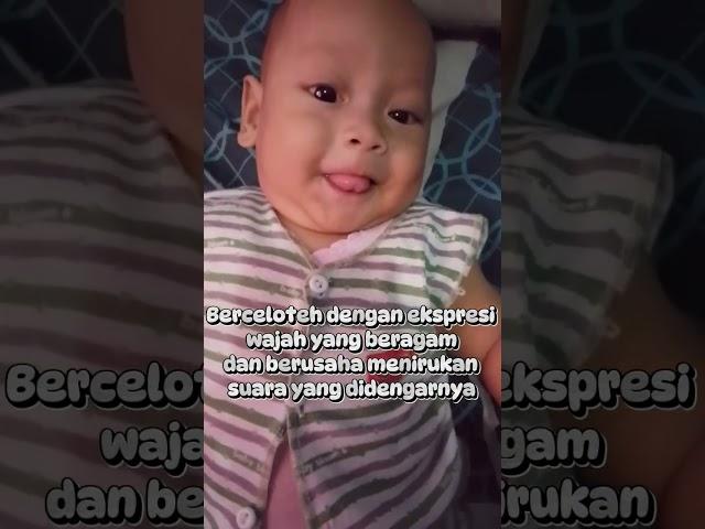 perkembangan BAHASA bayi usia 3-4 bulan #shorts #baby #monetization #jangkauanluas #fyp
