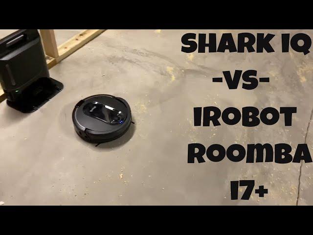 The ULTIMATE Test - Saw Dust - Hair - Concrete Pieces - Bug - SHARK IQ -VS- iRobot Roomba i7 i7+