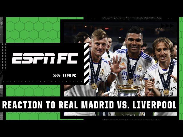 FULL REACTION to Real Madrid’s Champions League Final win vs. Liverpool | ESPN FC