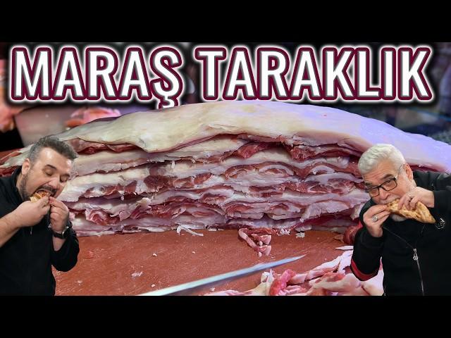 DÜKKAN YENİ , TARİF ESKİ !! (Kasap Mehmet'ten Maraş Taraklık Hazırlanışı) Mangalda Maraş Taraklığı