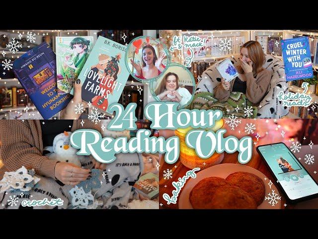 READING VLOG | reading 5 books in 24 hours ️