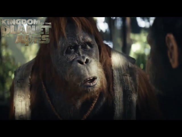 Raka teaches Noa about Caesar (Kingdom of the Planet of the Apes) HD Quality