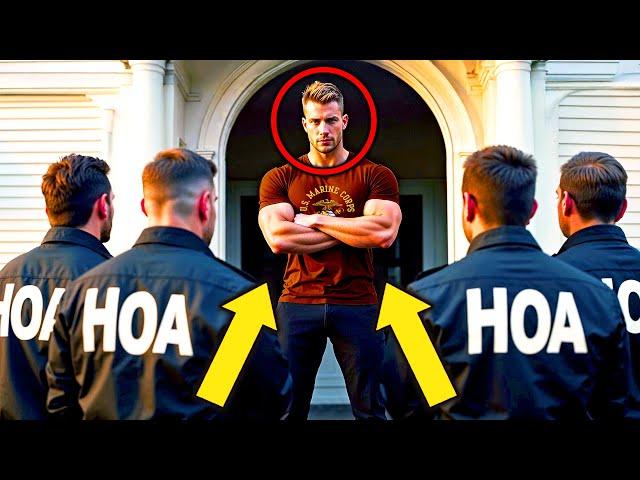 HOA Came to Bully Me—Didn’t Expect My Marine Son To Answer The Door!