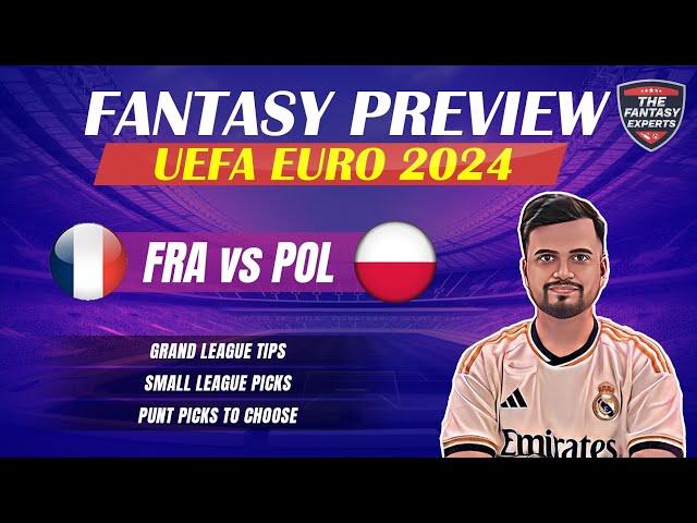 FRA vs POL Dream11 Team | France vs Poland Dream11 Team | Fantasy Tips, Teams and Prediction