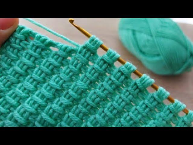 Fun and Beautiful  Tunisian Crochet Pattern ️