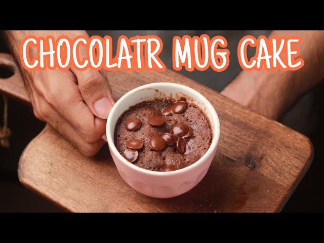 The easiest and quickest eggless chocolate mug cake recipe | 5-6 ingredients only #cake #recipe