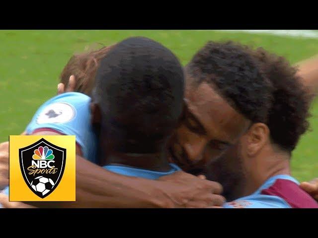 Sebastien Haller scores first home goal for West Ham v. Norwich City | Premier League | NBC Sports