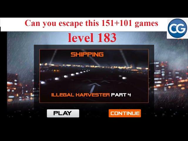 Can you escape this 151+101 games level 183 - ILLEGAL HARVESTER PART 4 - Complete Game