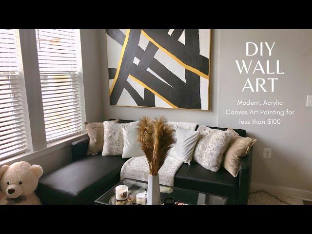 DIY Home Decor | Modern & Affordable Canvas Wall Art