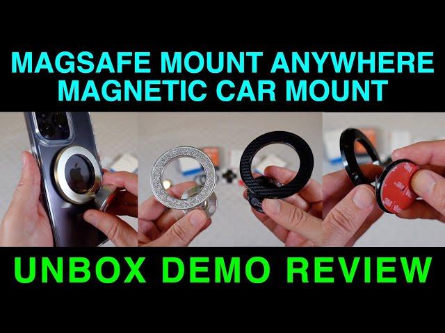 Tiny MagSafe Car Mount for iPhone 13 14 Series by Andobil Unbox Demo Review