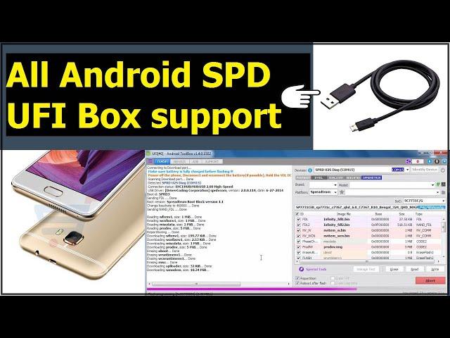 HOW TO  ALL ANDROID SPD UFI BOX USB  SUPPORT