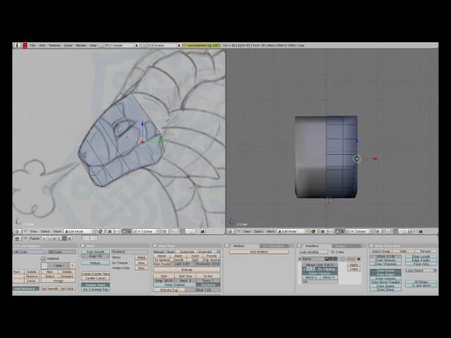 How to make a Dragon(Blender 3d) Part 1