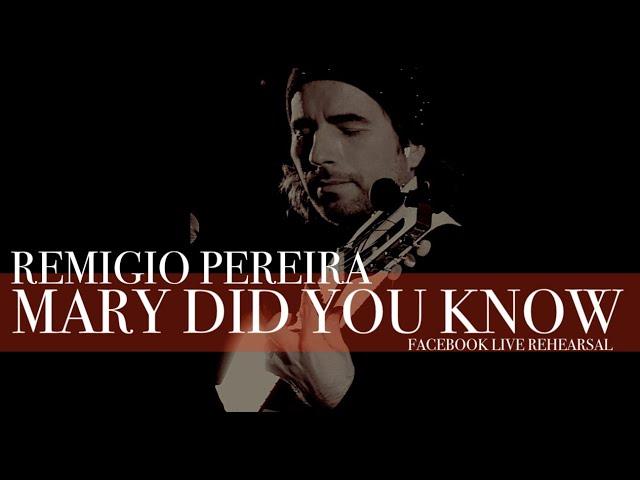 Mary Did You Know by Remigio Live Rehearsal 432hz