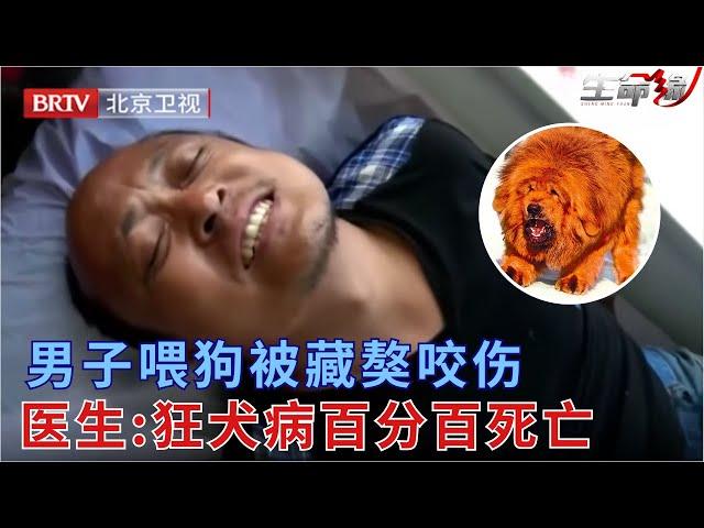 男子被藏獒咬伤,拖拽数米流血不止,狂犬病死亡率几乎100%!姐姐在一旁哭得撕心裂肺【生命缘精编|01】