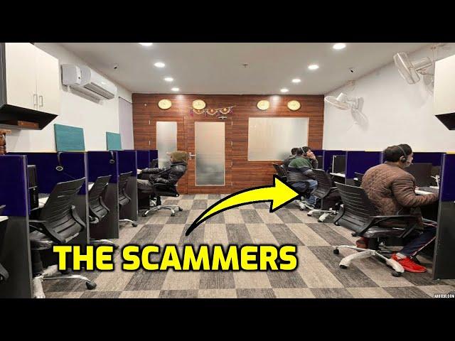 SHOWING A SCAMMER PHOTOS OF INSIDE THEIR CALL CENTER!
