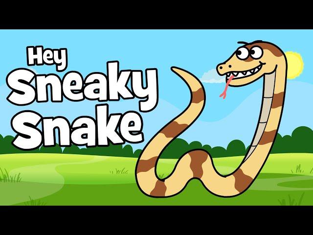   Funny Animal Children's Song - Hey Sneaky Snake | Hooray Kids Songs & Nursery Rhymes