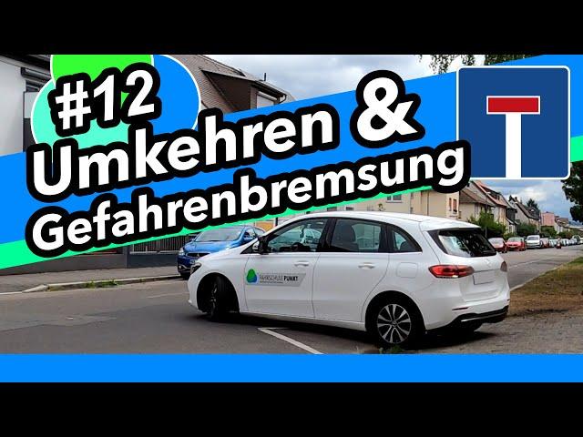 #12 Turning & Emergency Braking - Driving School period