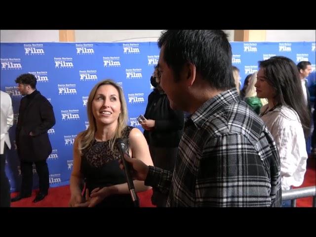 Holly Amber Church Carpet Interview for Miranda's Victim | SBIFF 2023