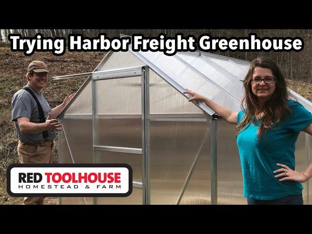 Assembling HARBOR FREIGHT greenhouse | Is it WORTH the money?