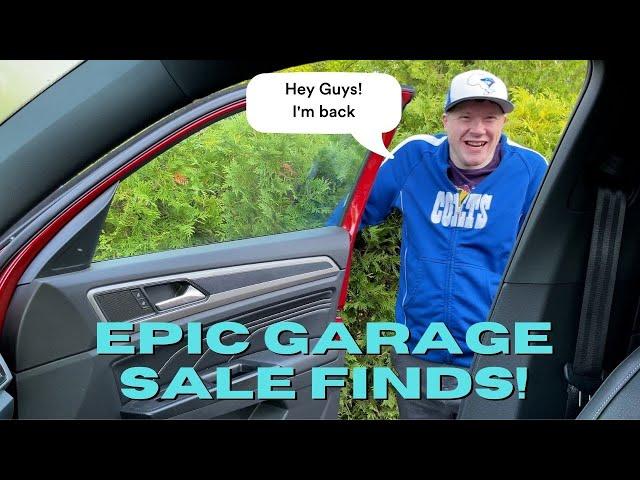 He's Back!!! - Live Garage Sale Pickups - Big GameCube Haul