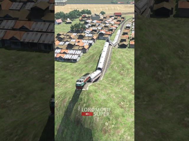 Kereta Api Naik Naik Kepuncak Gunung  #keretaapi #train #trainzsimulator #automobile #railway