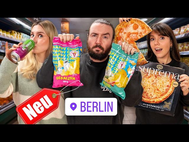 KELLY, VANESSA und ICH TESTEN die NEUE SUPERMARKT PRODUKTE in BERLIN ( OHJA )