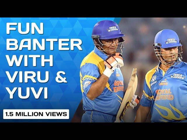 Fun banter between Virender Sehwag, Yuvraj Singh & Sachin Tendulkar | RSWS Series 2021