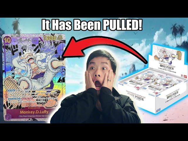 $4000 Manga Luffy Pulled LIVE! One Piece OP05 Booster Box Opening!!