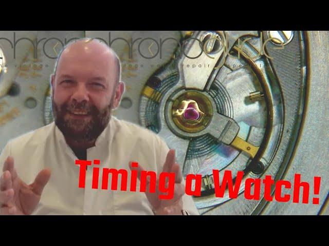 Timing and Adjustment mechanical watch movement - Running fast or slow