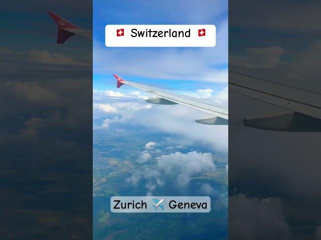 Switzerland |Zurich to Geneva   #flight #sky #airplane #switzerland #zurich #geneva #blue #green