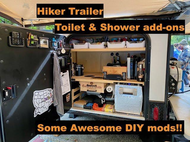 Showers, Toilets and Mods, oh my | Mid Range Hiker Trailer tour