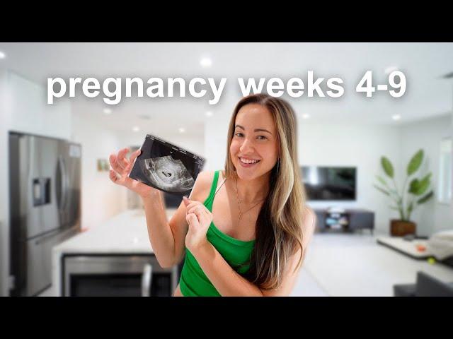 FIRST TRIMESTER VLOG | morning sickness, first ultrasound, how I'm doing, anxiety about baby & more