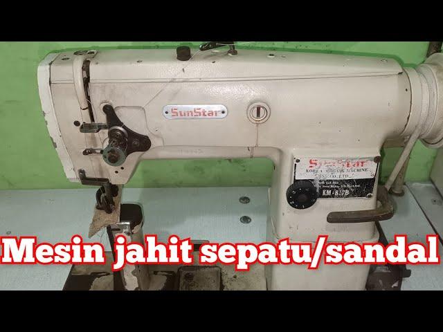 tutorial mesin jahit sepatu