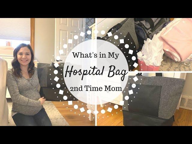 What's in My Hospital Bag | Second Baby | Sara Marie |