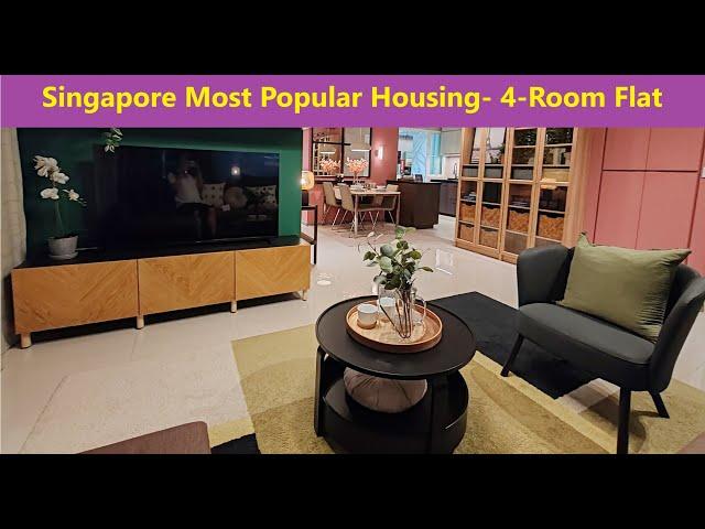 Singapore most popular housing: 4-room HDB flat