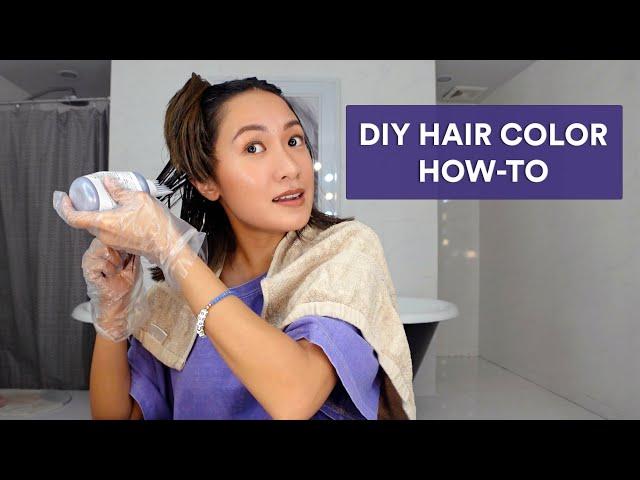 How I Color My Hair At Home (Easy And Effortless!) | Laureen Uy