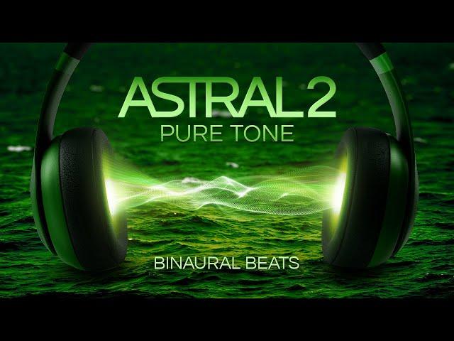 Astral Projection with Binaural Beats - No Music - Deep Theta Waves - Ideal for Beginners