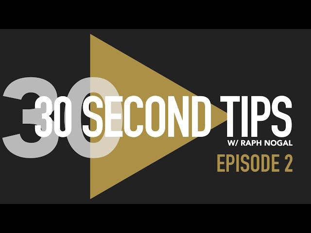 30 Second Tips | Ep.2 - Best SONY Tip for Off-Camera Flash use!