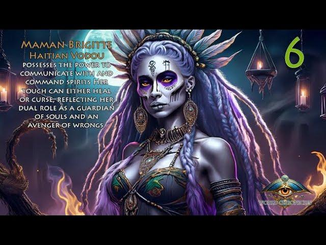 Maman Brigitte revered figure in Haitian Voodoo, the guardian of cemeteries and protector of soul