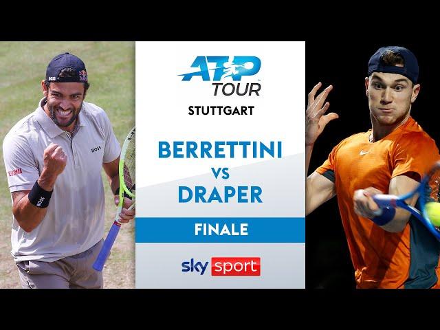 Berrettini vs. Draper - Finale | Boss Open Stuttgart 2024 | Highlights - Sky Sport Tennis