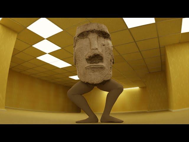 Moai in Backrooms 3? (Found Footage)