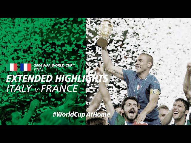 Italy 1-1 France (5-3 PSO) | Extended Highlights | 2006 FIFA World Cup