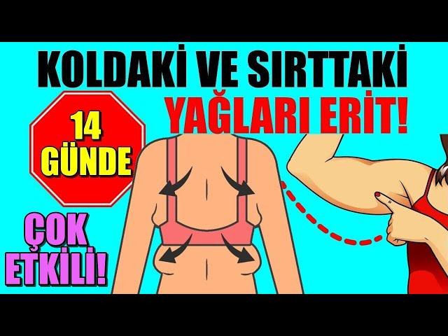 14 GÜNDE KOL SARKIKLARINI VE SIRT BÖLGESİNDEKİ YAĞLARI ERİT! #şifabul