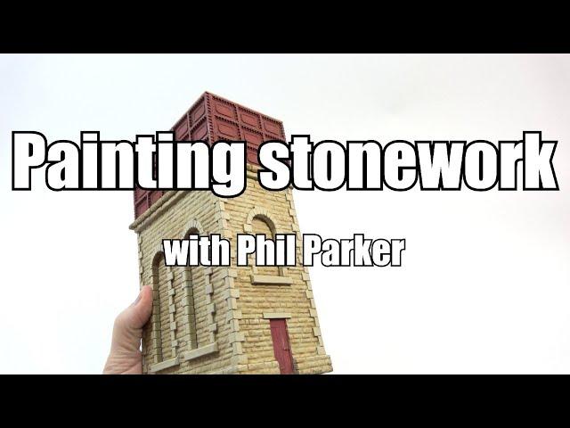 Painting stone with Phil Parker
