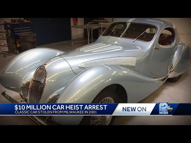 Man wanted in $10M rare French car heist arrested by FBI