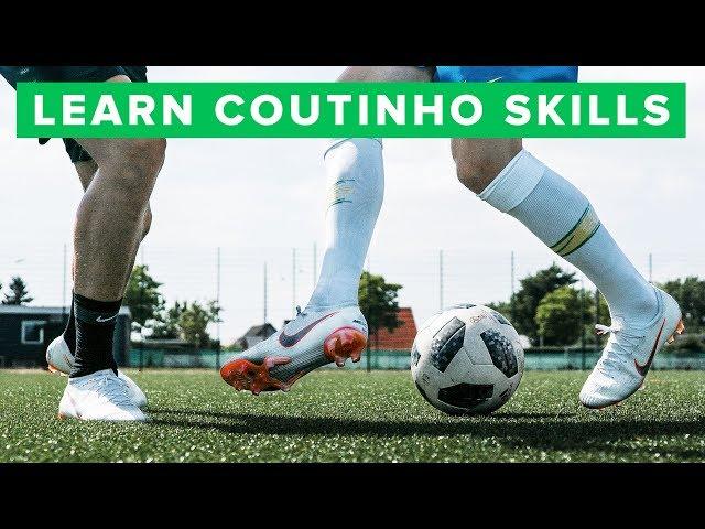 LEARN 5 COOL COUTINHO FOOTBALL SKILLS | How to play like Philippe Coutinho