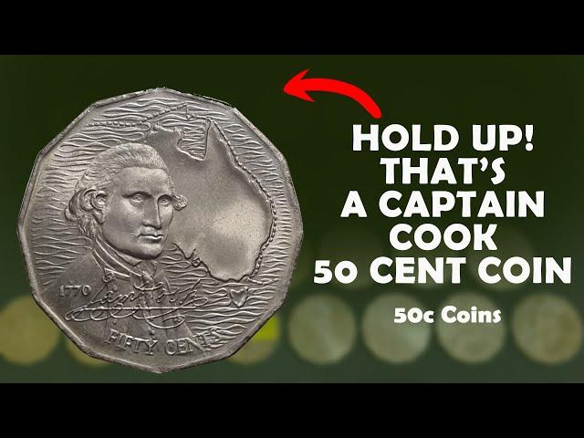 HOLD UP! THAT’S A CAPTAIN COOK 50 CENT COIN + A FEW FINDS IN THIS ROLL 