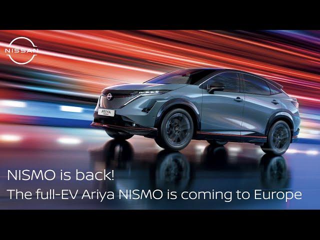 The return of an icon: NISMO is Europe-bound, with the all-electric Ariya NISMO!