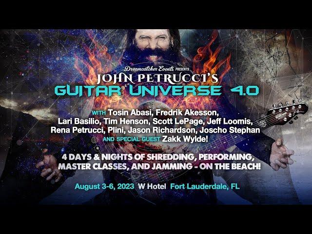 Announcing John Petrucci's Guitar Universe 4.0! | August 3-6 2023